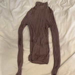Urban Center sheer turtleneck top